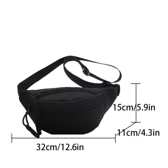 NWT bum bag lots of zippers! - Picture 2 of 7